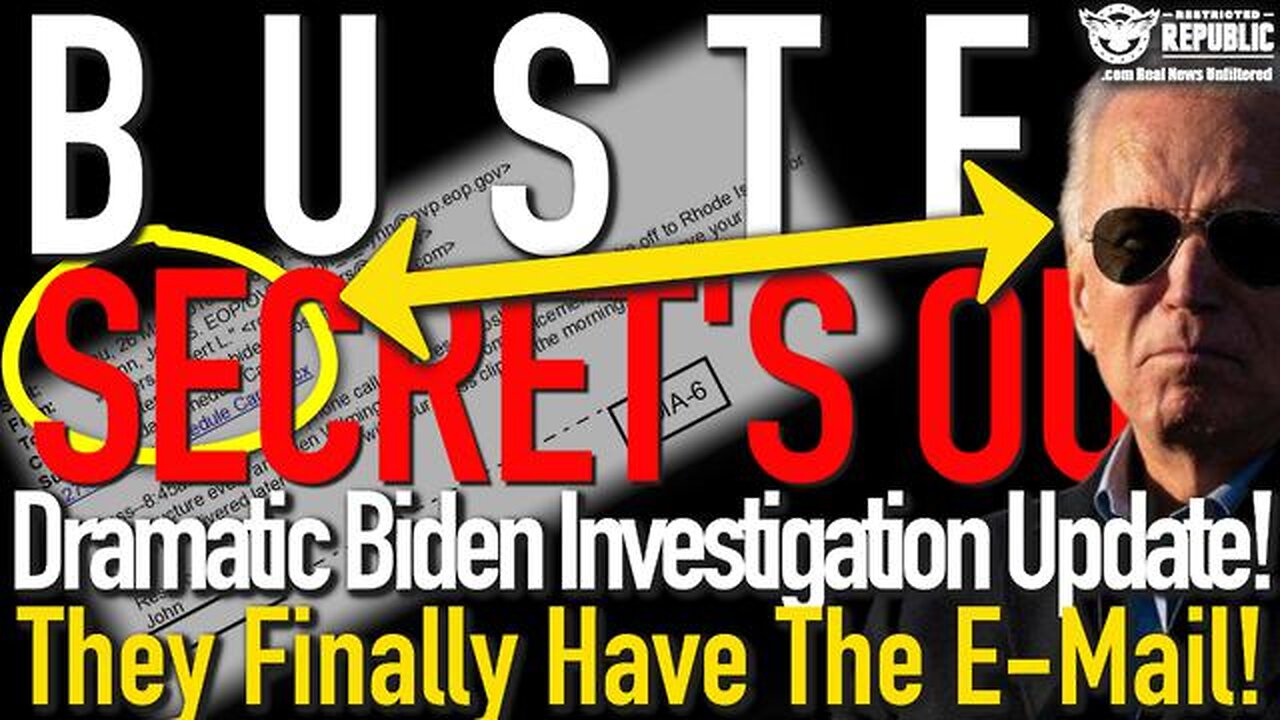 E-MAIL FOUND! DRAMATIC BIDEN INVESTIGATION UPDATE! BIDEN'S SECRET'S OUT! URGENT NARA RECORD REQUEST!