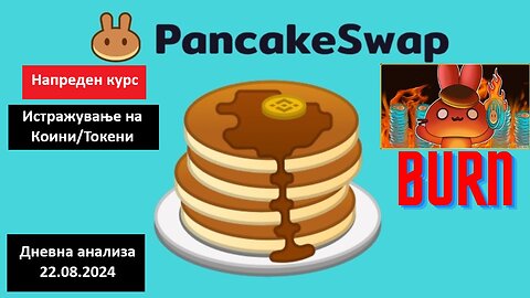 Истражување на Коини/Токени - PancakeSwap CAKE 22.08.2024