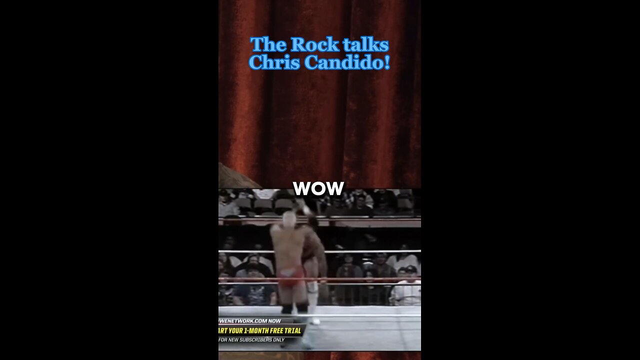 THE ROCK TALKS the late CHRIS CANDIDO!