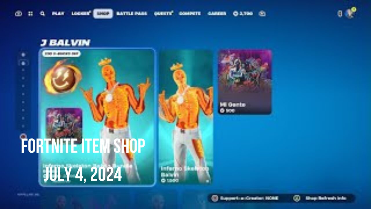 Fortnite Item Shop|July 4, 2024