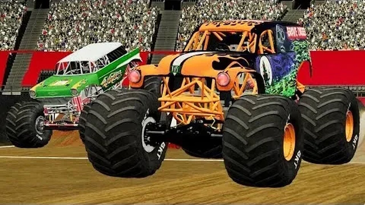 20 Truck Custom East Rutherford 2022 Racing BeamNG Drive Monster Jam