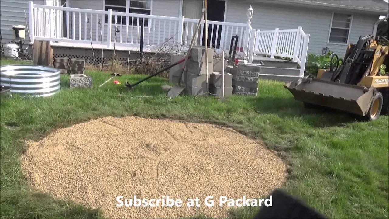 Installing a Brick Fire Pit - Part 1