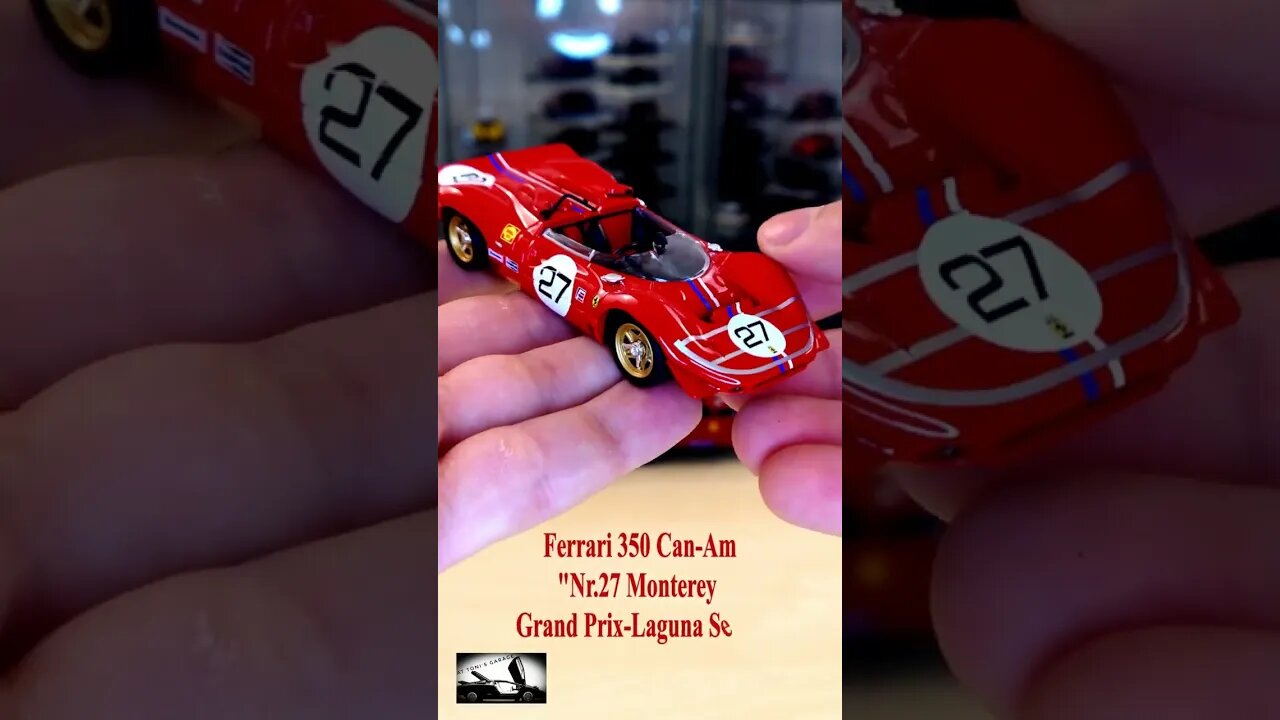 Ferrari 350 Can-Am "Nr.27 Monterey Grand Prix-Laguna Seca" - Bburago 1/43