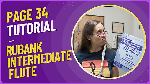 Page 34 - E Major Studies Tutorial | Rubank Intermediate Method For Flute