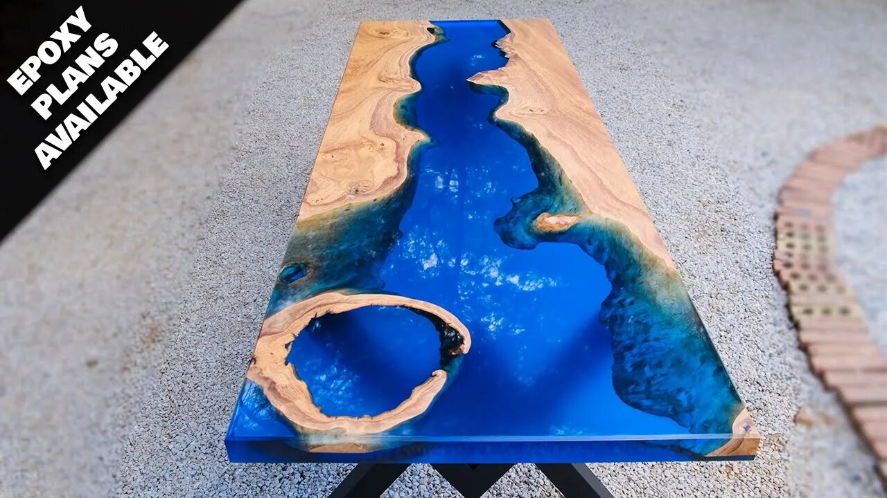 Building The ULTIMATE Blue Epoxy Table