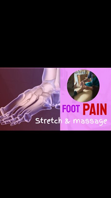 Foot pain relief: DrScott does foot stretch and mobilization