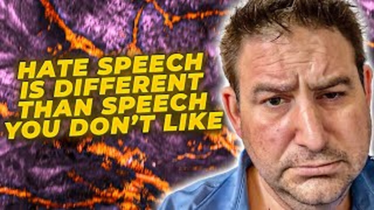 Hate Speech is Not the Same as Speech You 'Don't Like