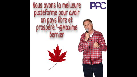 MAXIME BERNIER - DISCOURS CABANE À SUCRE 2022-03-19