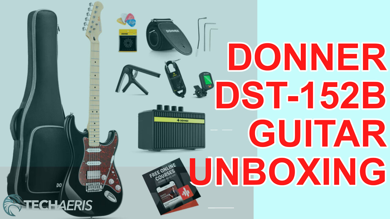 New Guitar Day! Unboxing The Donner DST-152B