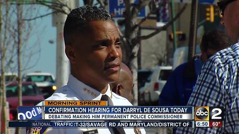 City Council holding confirmation hearing for Commissioner-Designate De Sousa