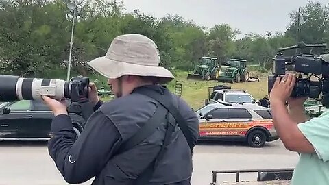 Texas: Advance team for Sec. Mayorkas arrives for news conference in Brownsville.