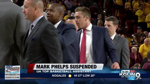 University of Arizona begins process of firing assistant basketball coach Mark Phelps