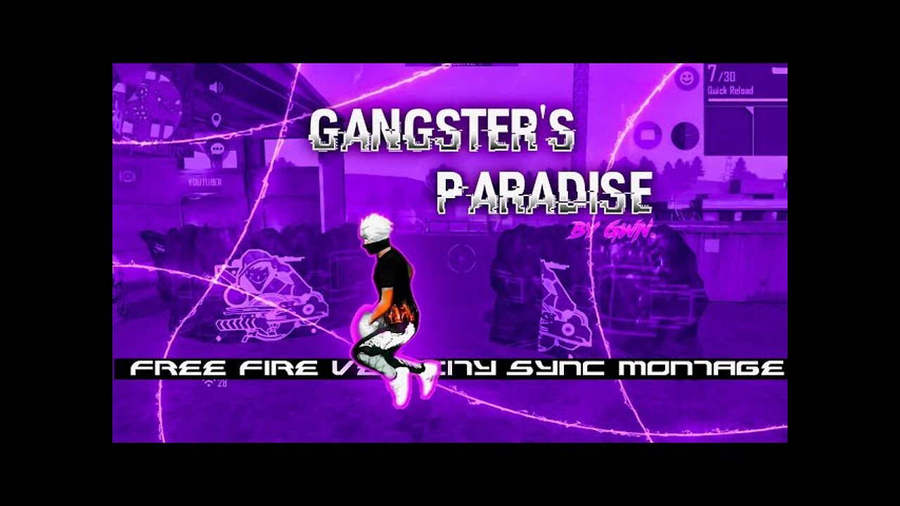 GANGSTER'S PARADISE 🔥 __ free fire velocity montage edit