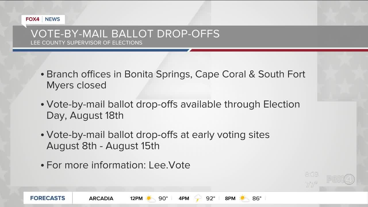 Vote by mail drop off locations