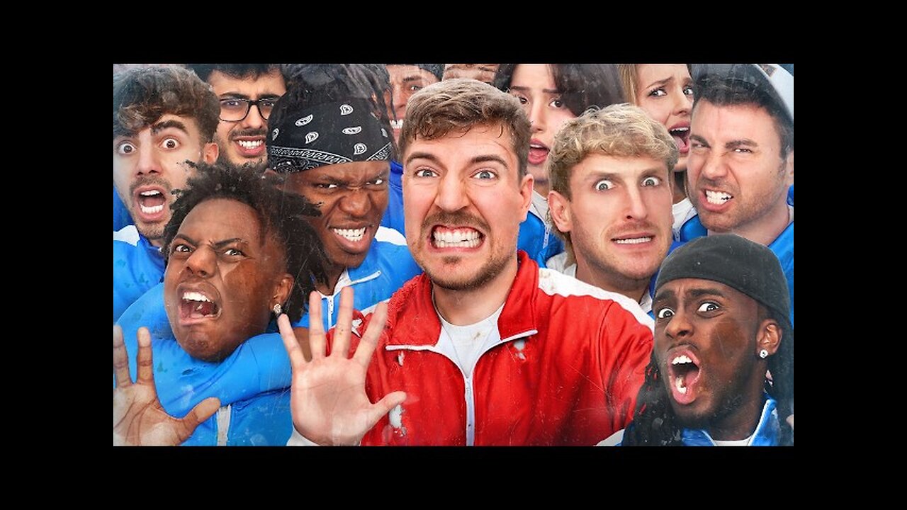 50 YouTubers Compete For $1,000,000 – Only One Winner!