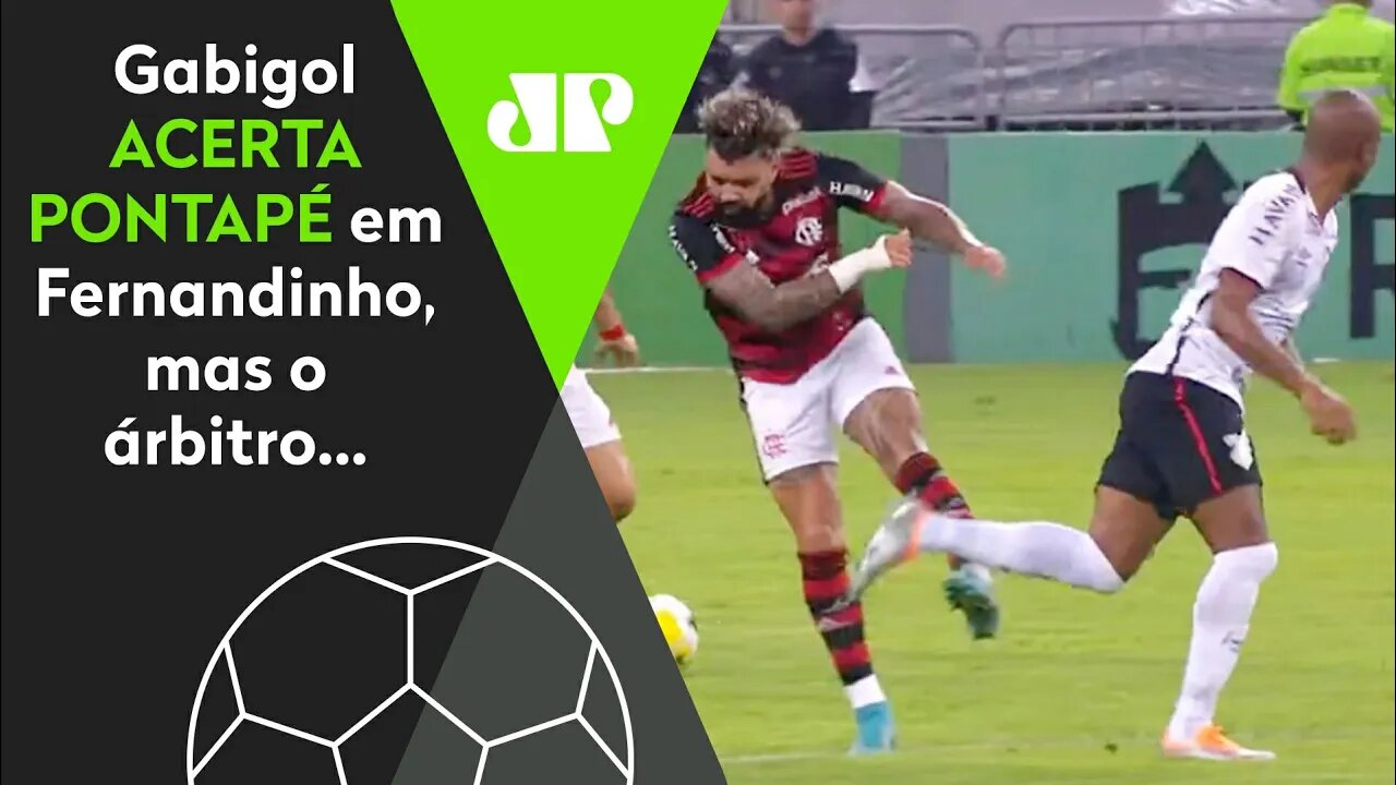 "O Gabigol AGREDIU o Fernandinho!" OLHA esse LANCE POLÊMICO em Flamengo x Athletico-PR!