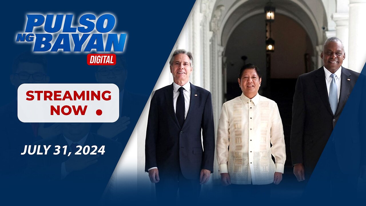 LIVE | Pulso ng Bayan kasama sina Atty. Harry Roque, Admar Vilando at Jade Calabroso | July 31, 2024