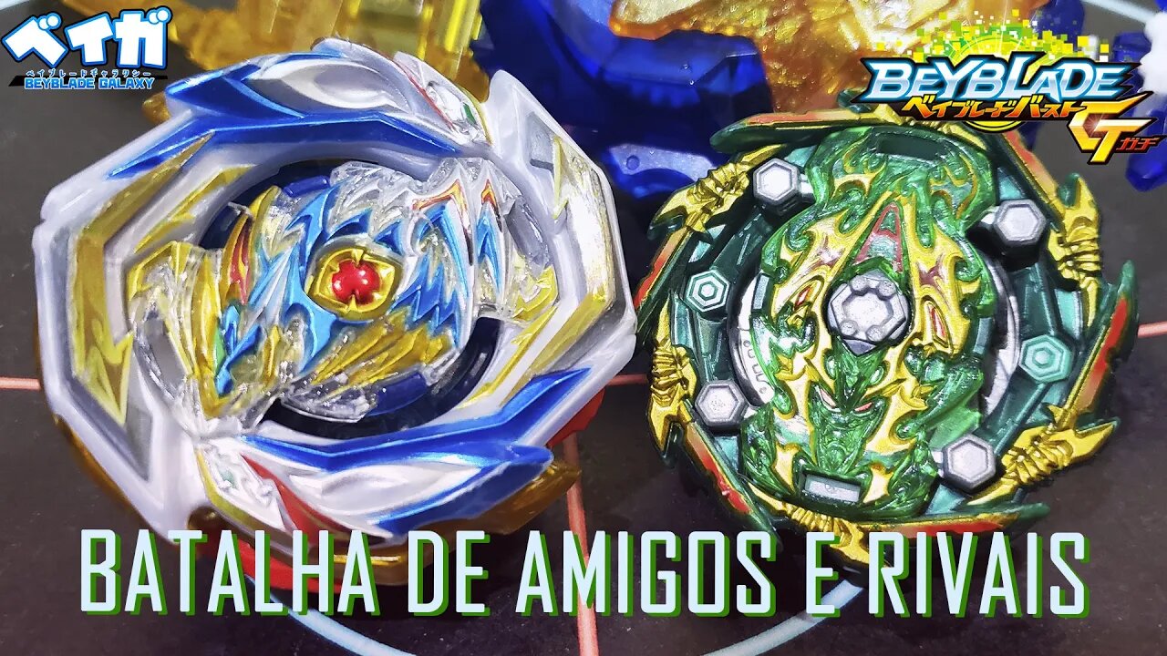 IMPERIAL DRAGON .Ig' vs BUSHIN ASHURA .Hr.Kp TEN (especial GT) - Beyblade Burst ベイブレードバースト