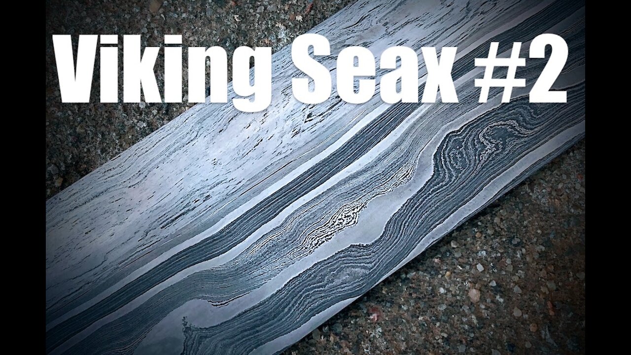 Viking Seax #2 Forging A Battle Blade From Steel And Iron, Blacksmithing, Bladesmithing