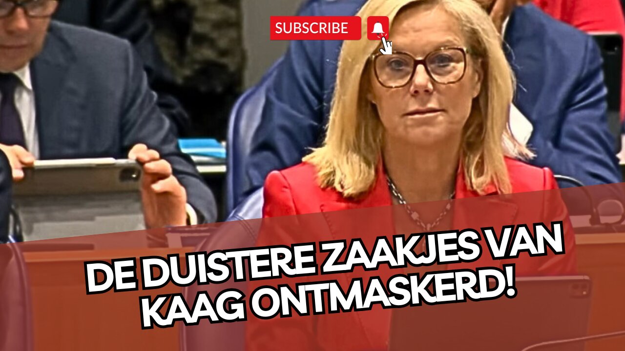 De DUISTERE zaakjes van Kaag ontmaskerd!