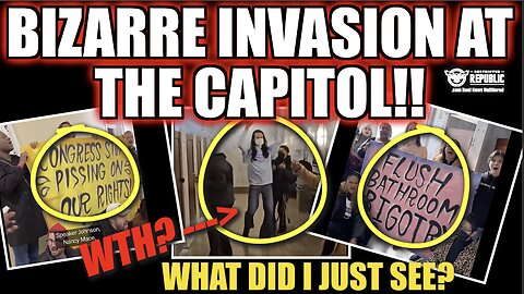 WTH? BIZARRE INVASION AT THE CAPITOL & CNN Puts Fina Nail In Coffin!