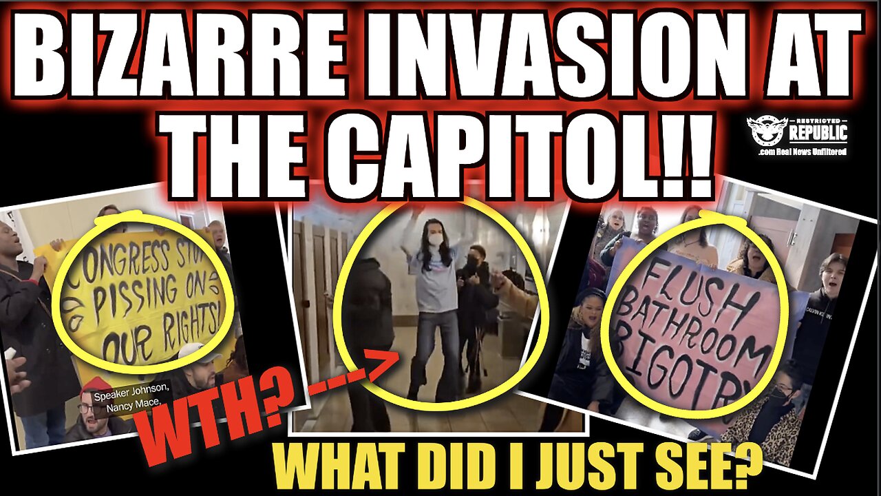 WTH? BIZARRE INVASION AT THE CAPITOL & CNN Puts Fina Nail In Coffin!