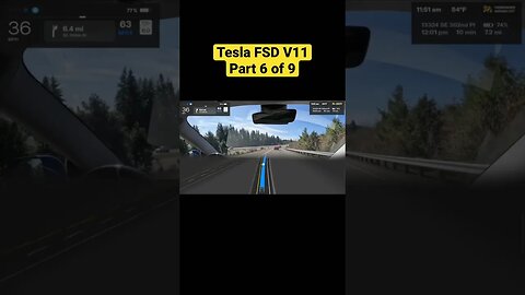 Tesla FSD V11 goes from city to highway | Part 5 of 9