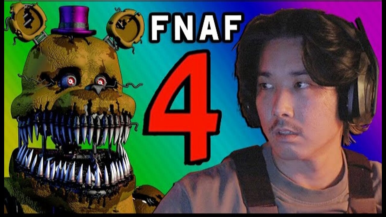 Five Nights at Freddy's 4 - Full Horror Game Playthrough w/ Lui + FaceCam (Countdown to FNAF Movie)