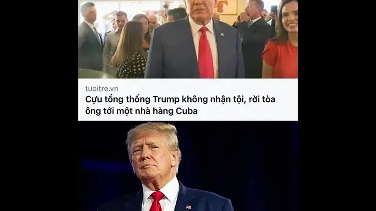 "NÓNG" - "CỰU TỔNG THỐNG TRUMP KHÔNG NHẬN TỘI, RỜI TÒA ÔNG TỚI MỘT NHÀ HÀNG CUBA" #shorts