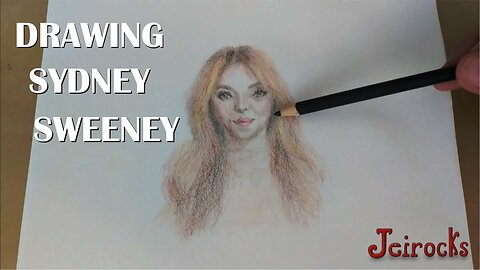 Drawing Sydney Sweeney - Practice on Drawing a Pretty Woman's Face