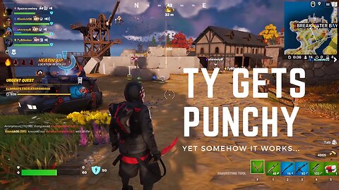 Fortnite - Squads Win / Ty Gets Punchy