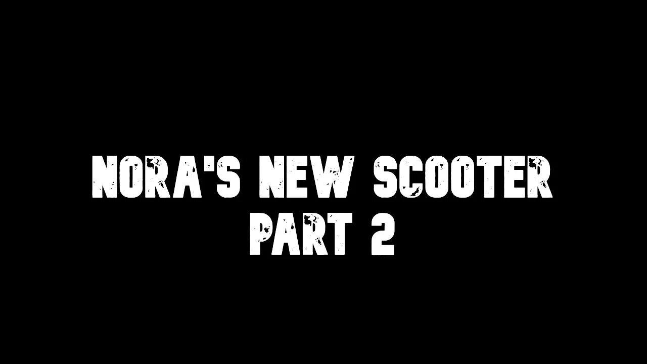 Nora's New Scooter Part 2