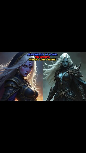 Shadowheart vs Viconia: The Battle for Your Soul #baldursgate3game
