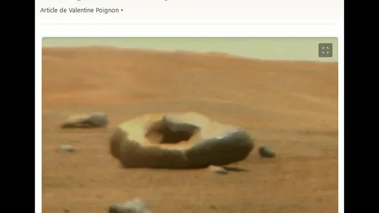 Un "beignet" trouvé sur la planète Mars