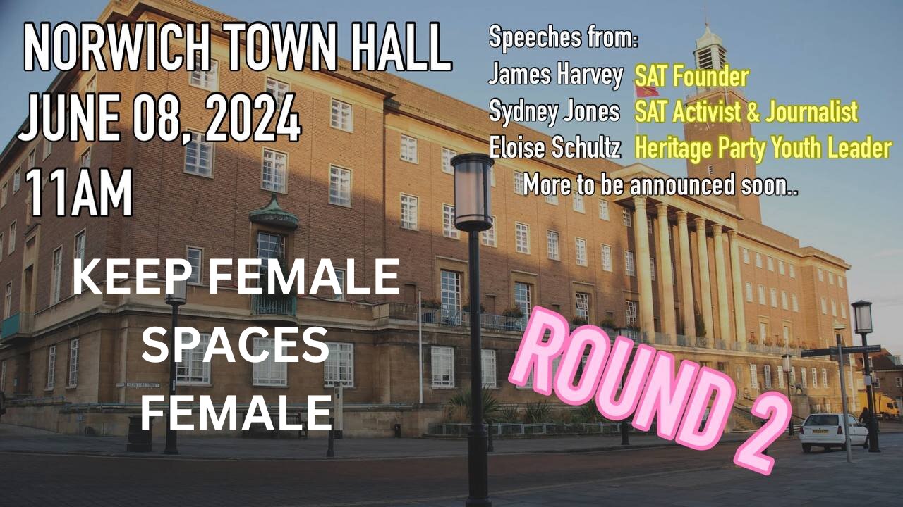 LOCATION CHANGE - 8th June Keep Female Spaces Female Norwich