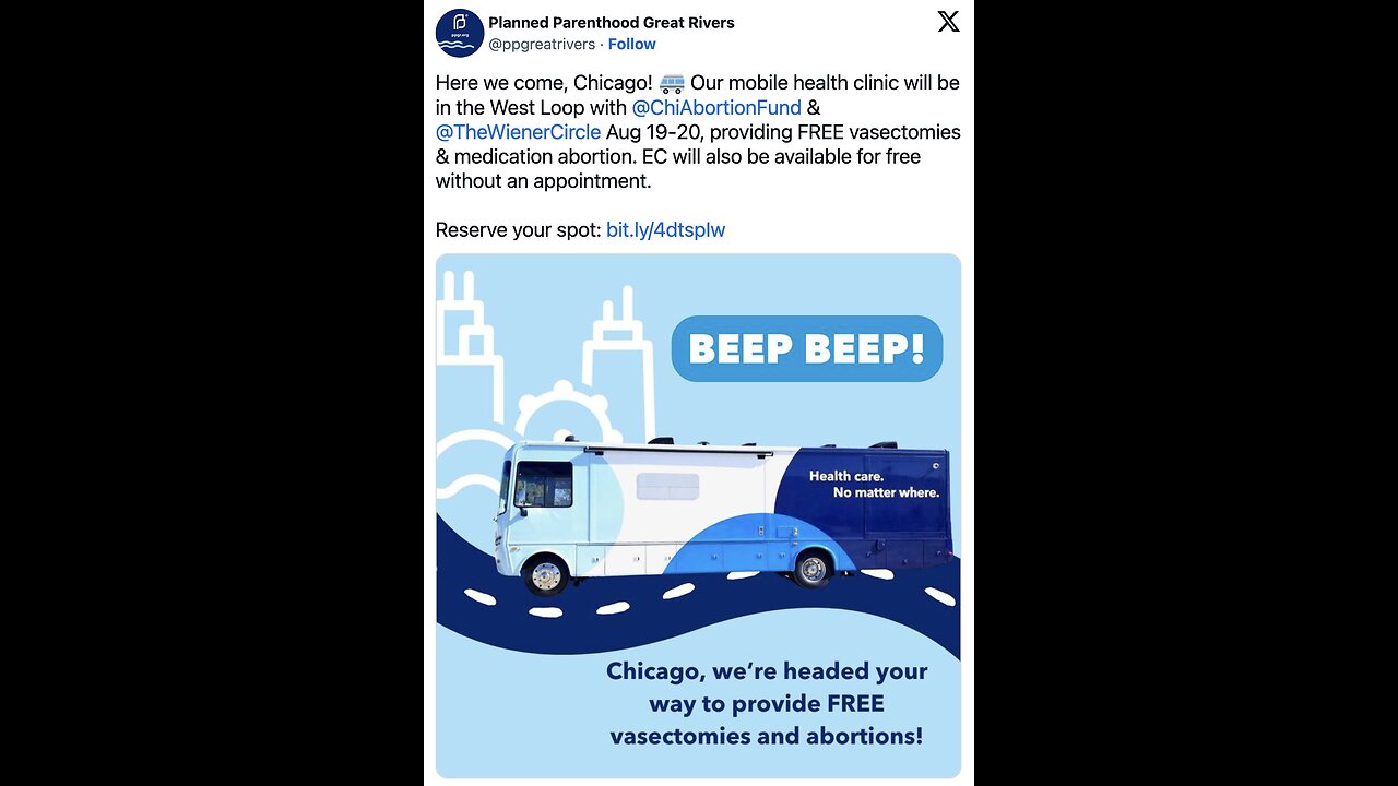 Planned Parenthood Offering Free Abortions, Vasectomies at Democrat National Convention