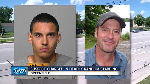 Suspect charged in deadly random stabbing