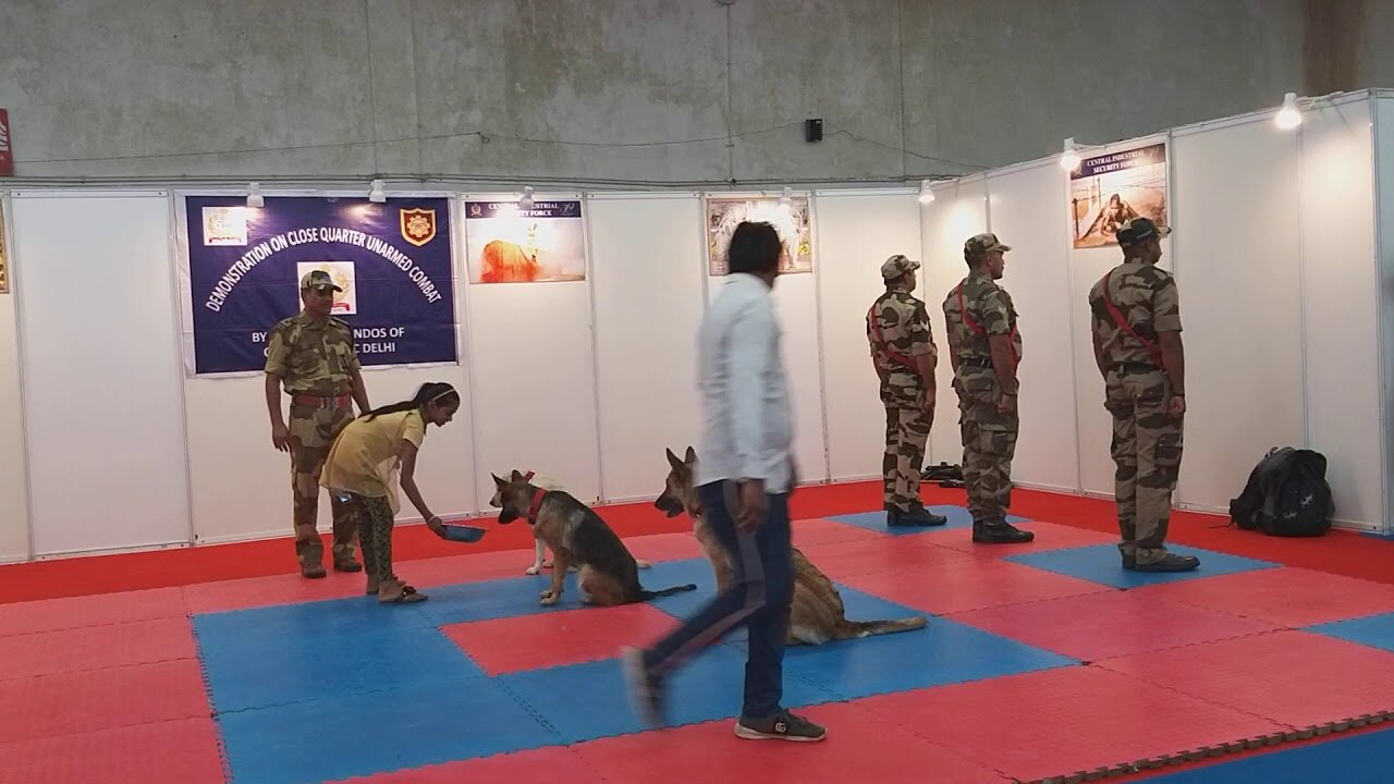 CISF Demonstration of Dog Squard