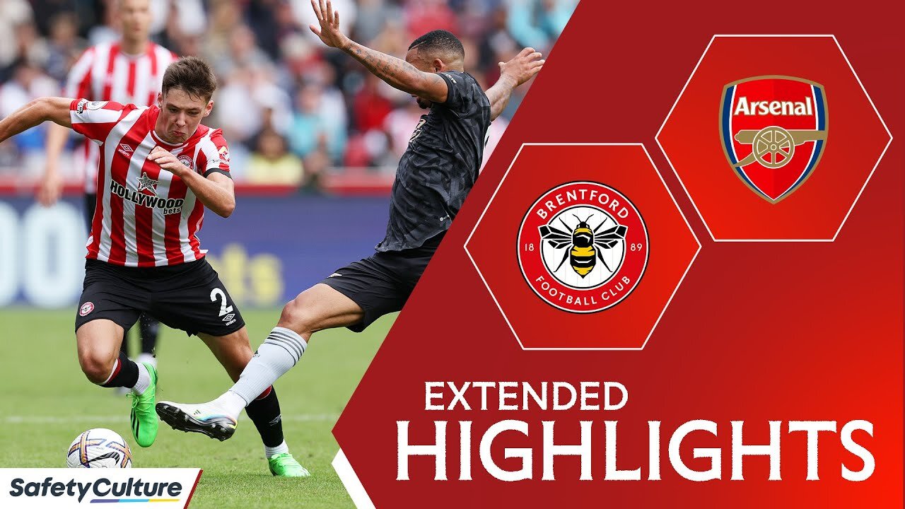 ⁣Brentford 0-3 Arsenal ｜ Premier League Highlights