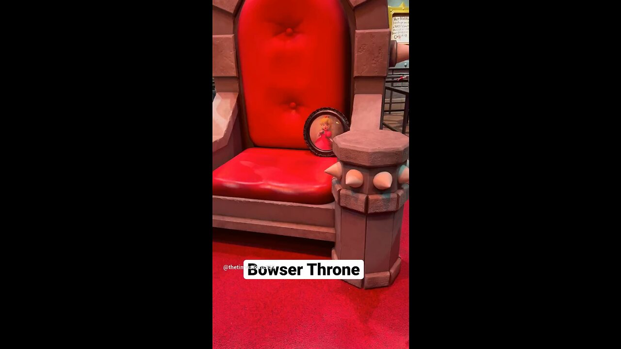 Bowser Throne #shorts #universalstudios #uppbeat #themepark