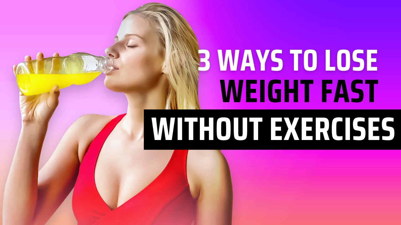 🏋️3 Ways to Lose Belly Fat Without Exercise | Alexander Heyne 😎