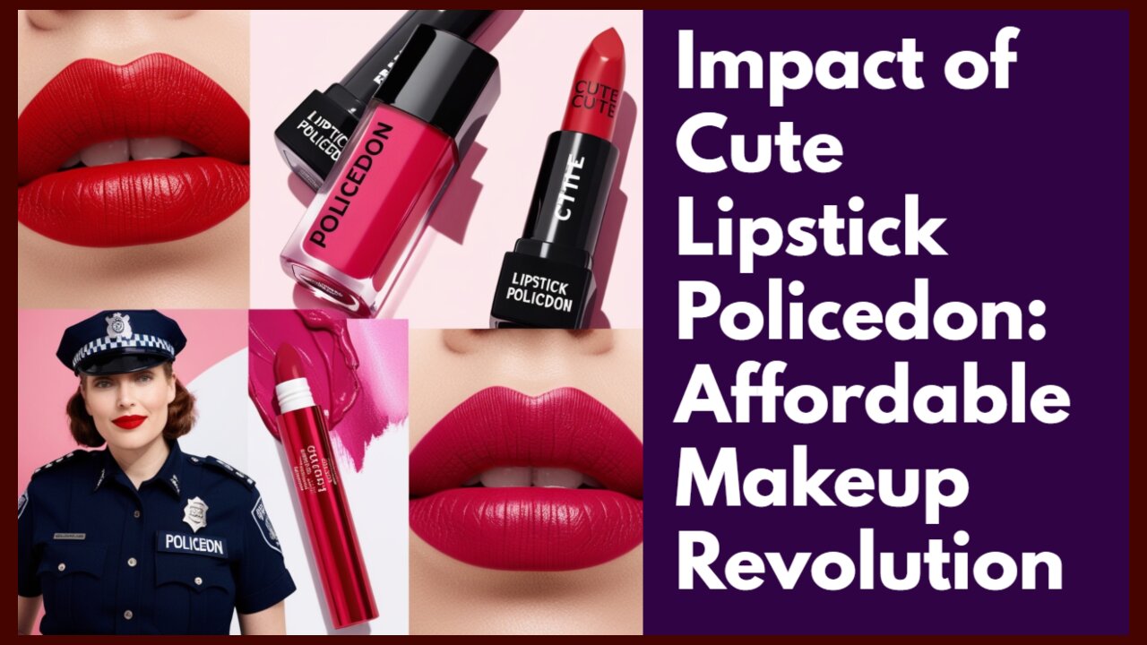 Impact of Cute Lipstick Policedon: Affordable Makeup Revolution