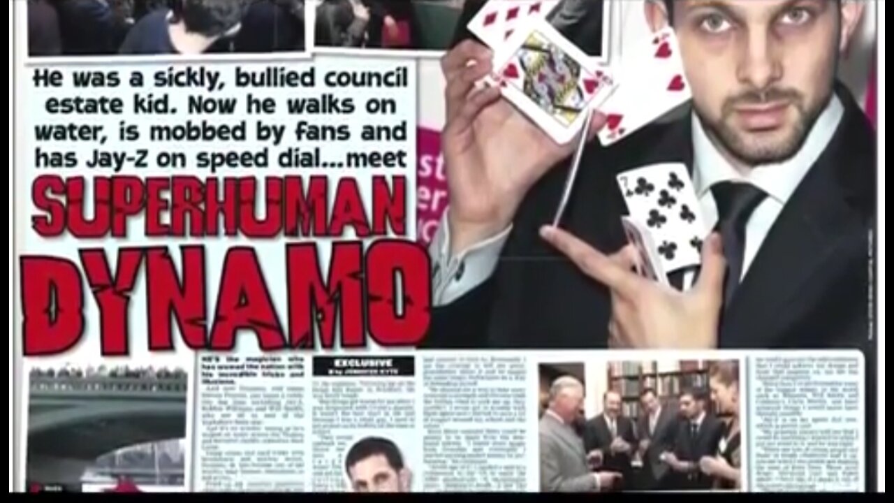 DYNAMO MAGICIAN ASSISTED BY DEMONS JINNS (SATAN)