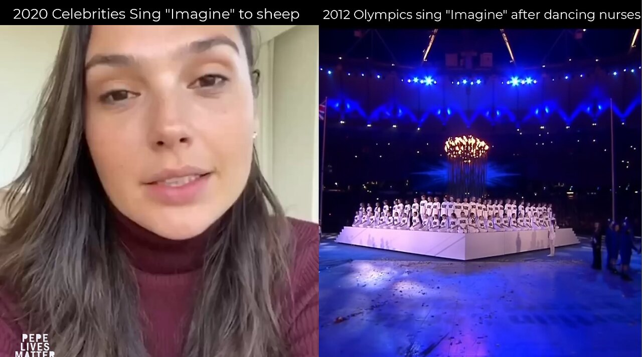 "Imagine" 2020 Pandemic and 2012 Olympics