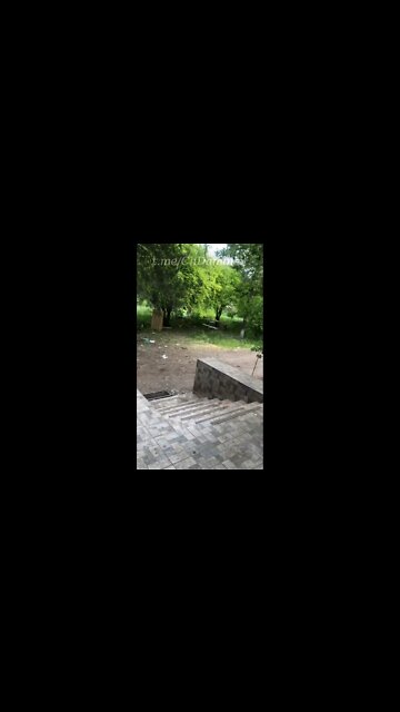 Ukrainian nationalists take cover from mortars at one of the recreation centers (former pioneer camp) near Kramatorsk