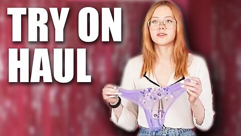 Try on Haul undergarments from aliexpress! I didn't expect this