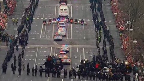 2017 Inaugural parade motorcade