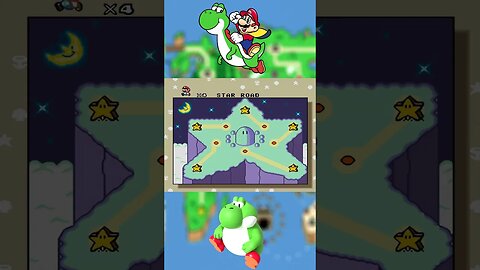 Star World na Primeira fase no Super Mario World #shorts #viral #supermario #mario #luigi