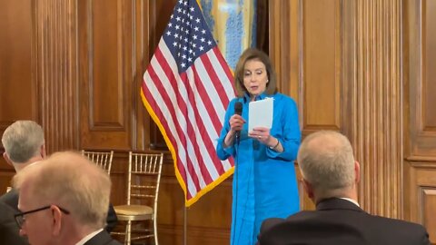 PELOSI: ZELENSKY NOW A SAINT? NOT