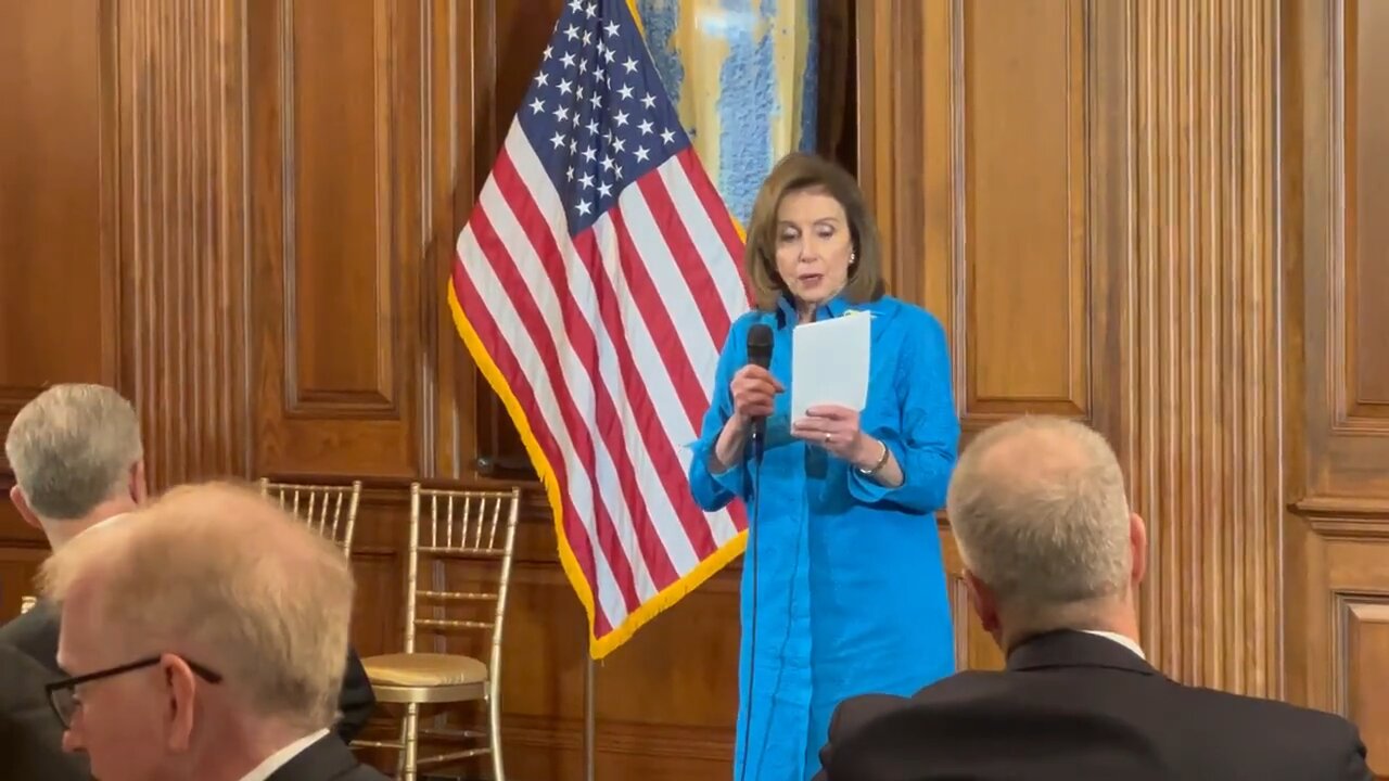 PELOSI: ZELENSKY NOW A SAINT? NOT